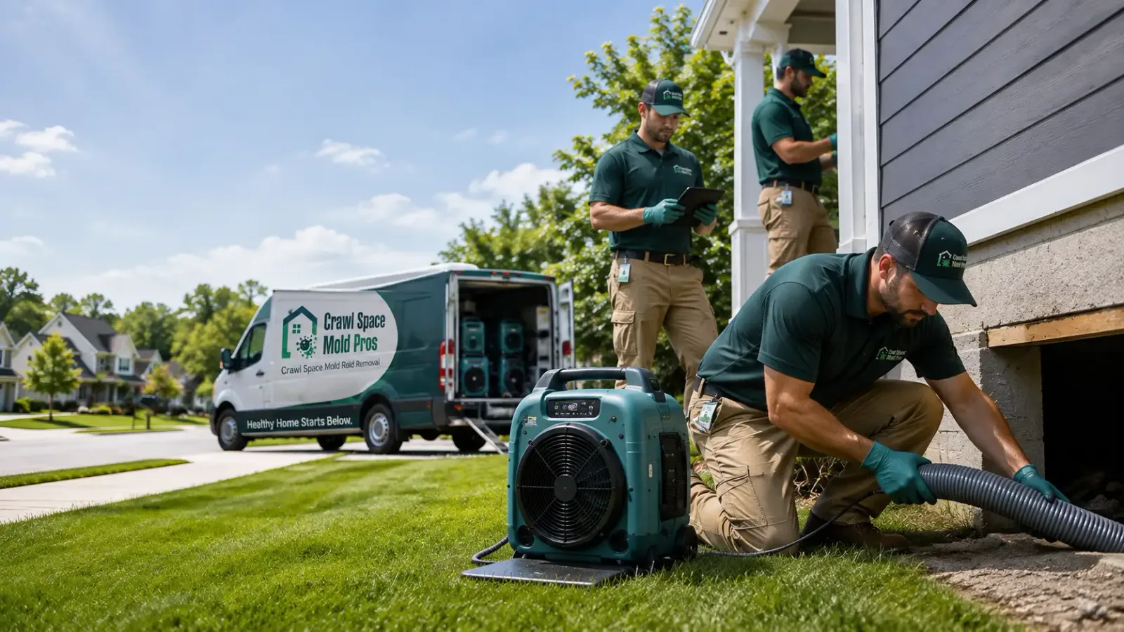Crawl Space Mold Removal in Montreal, MO